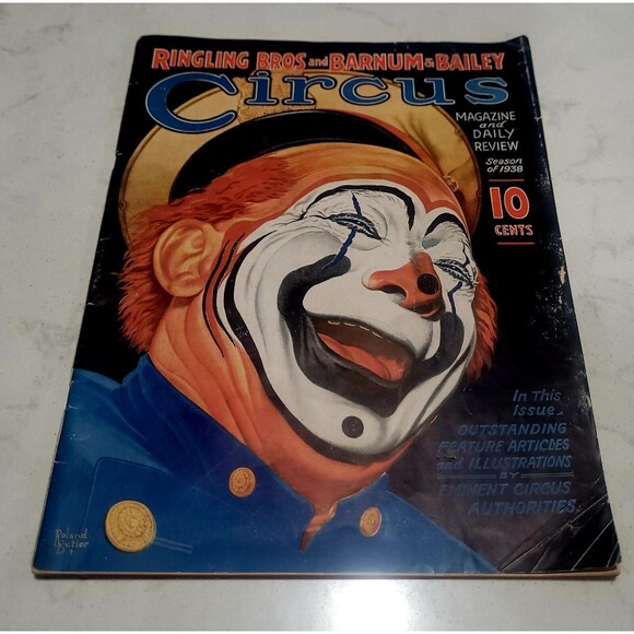 VTG 1936 Ringling Bros and Barnum & Bailey Circus Magazine EUC Rare Treasure Ads - Picture 2 of 14